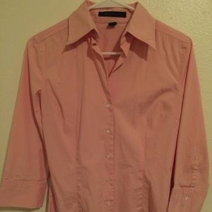 Salmon Button-down Collared Shirt